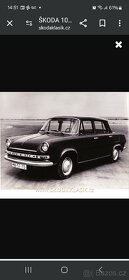 Škoda 1000 MB čelní sklo - 1
