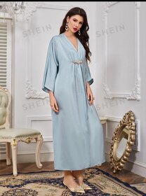 Shein společenské dlouhé šaty Abaya