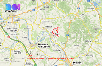Prodej pole, 6135 m², Radouň u Štětí