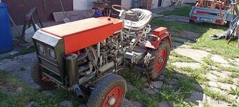 Domácí malotraktor +vlek