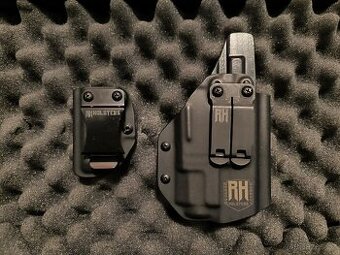 RH Holsters pouzdro na Glock se svítilnou Fenix + zásobník