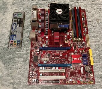 AMD X4 9550 4x2,2 Ghz, 8 GB ram, MSI MS-7388 V1, K9A2