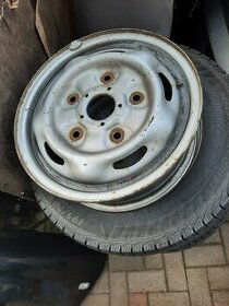 Ford Transit 2x sada kol , plechové disky včetně pneu