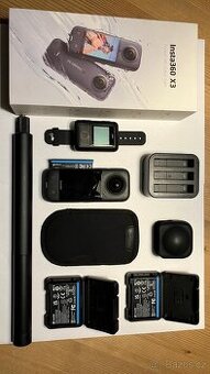 prodám kameru INSTA360 X3+příslušenství