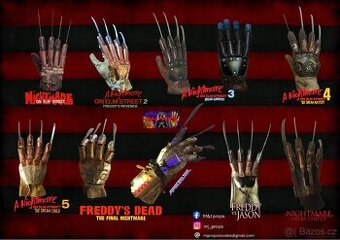 Freddy Krueger rukavice Nocna mora z elm street