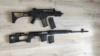 Prodám airsoft zbraně a příslušenství