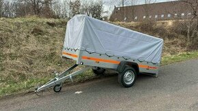 Pronájem přívěsného vozíku 750 kg – sklopný, 130 km/h