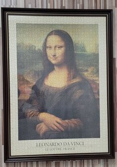 Obraz Mona Lisa puzzle.