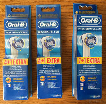 NOVÉ kartáčkové hlavice Oral-B Precision Clean - 17 ks