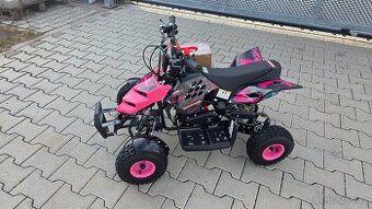 Dětská dvoutaktní čtyřkolka ATV Repti Nitro 49ccm růžová