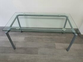 stůl, podnož se skleněnou deskou, samostatná podnož