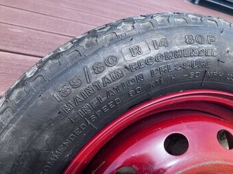Dojezdové kolo 135/80 R 14
