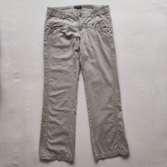 Dámské letní široké šedé kalhoty Only vel 38