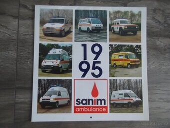 KALENDÁŘ 1995 UŽITKOVÉ VOZY VW, FORD, RENAULT ATD.