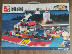 Stavebnice (lego) Sluban Hasiči Záchranná loď M38-B0630