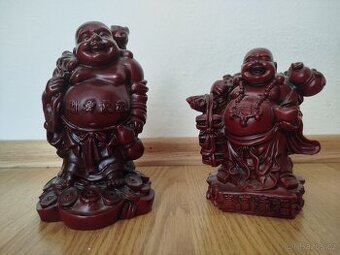 2 x Buddha vel cca 16cm