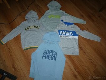 Bavlněná mikina vel 134-140, HaM