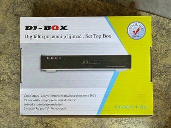 Set Top Box, digitální pozemní přijímač, D1-box - 2 kusy