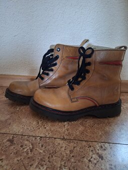 Kožené boty Steel vel.37