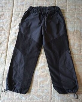 Dětské outdoorové kalhoty černo-šedé FANTOM vel.116