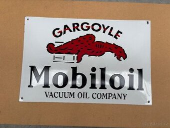 Smaltovaná cedule MOBILOIL