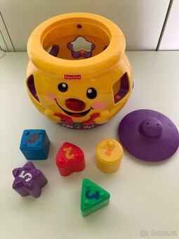 Fisher-Price mluvící hrnec + Mega Bloks – velké kostky 60 ks