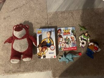 Toy Story Woody nový,nová kniha, Trixie,Pan Brambůrek,Mazel,