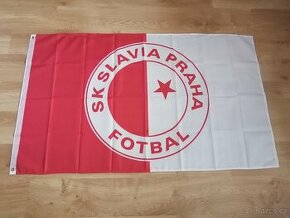 Vlajka SK SLAVIA PRAHA /150x90cm/