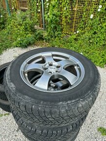 disky R17 5x114.3 +zimni pneu Michelin