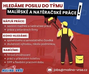 Malířské a natěračské práce