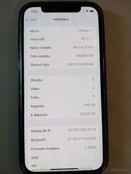 iPhone 12 Pro 256Gb Pacific Blue