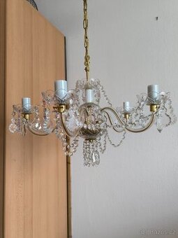 Křišťàlový lustr čirý (5 x světlo)