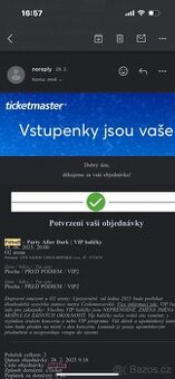 VIP 2 Vstupenky na koncert Pitbulla 18.6. 2025 v Praze.