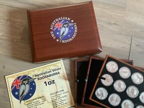 Luxusní etue pro stříbrné mince Kookaburra 1oz Perth Mint