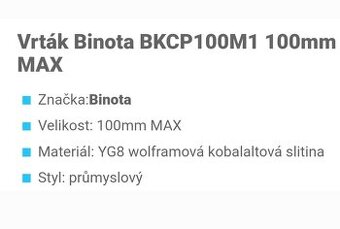 Vrták do betonu