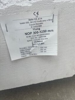 Překlad Ytong 300-1250 mm