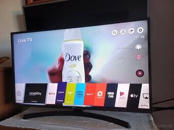 4K Smart TV Televize LG 43UK6400-úhlopříčka 108cm