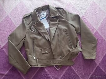 Béžová biker bunda vel. XXL - N.O.V.Á s visačkou