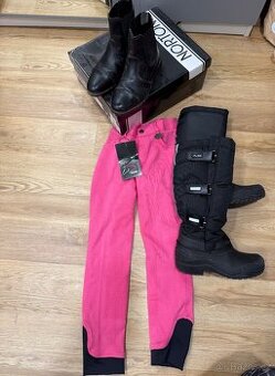 Dětské rajtky ,zimní boty a perka