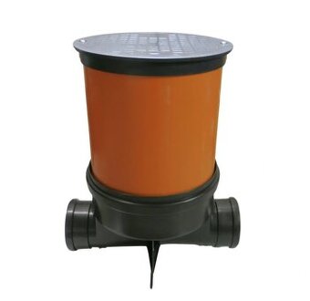 Revizní šachta 400 průchozí + plast. poklop 1,5t