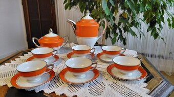 Kávový servis, luxusní Art Deco