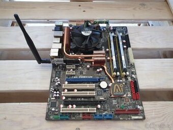 ASUS P5K Premium + E8400 s funkční wifi a 4gb ddr2