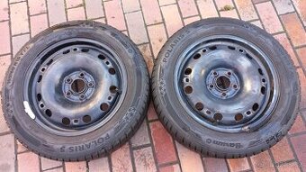 2 zimní kola Škoda 6jx15h2 et 38. 5x100 mm. 185/60/15 TXL...