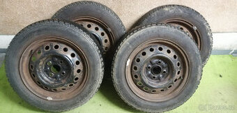 plechové disky 14 4x100 5 1/2J ET45 s pneu 175/65/14