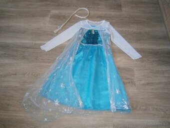 Kostým Elsy z Ledového království vel. 140