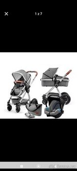 Kočárek kombinace 3v1 Kindercraft