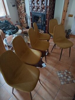 Jídelní židle 6 kusů - stav jako nové CENA ZA VŠECHNY