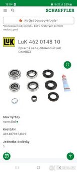 BMW x1 e84 opravná sada předního diferenciálu