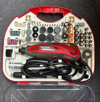 Přímá bruska s nástavci Extol Premium SG 130