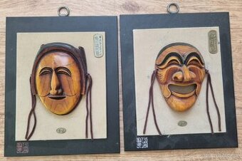 Obrázek korejské masky Hahoe